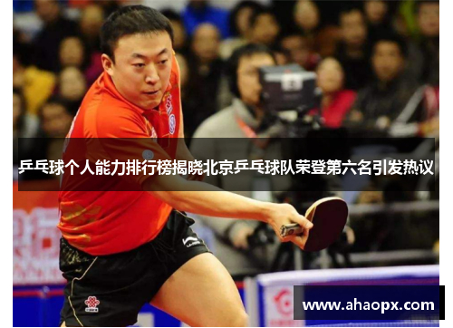 乒乓球个人能力排行榜揭晓北京乒乓球队荣登第六名引发热议